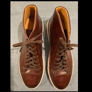 Magnanni Mack Mid-Top Leather Sneaker Size 11.5